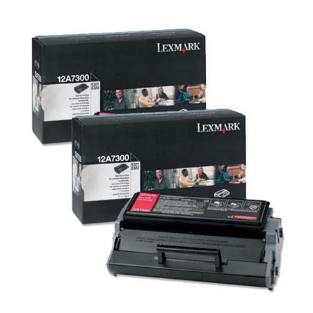 Lexmark 12A7300 Black Original Toners Twin Pack (2 Pack)