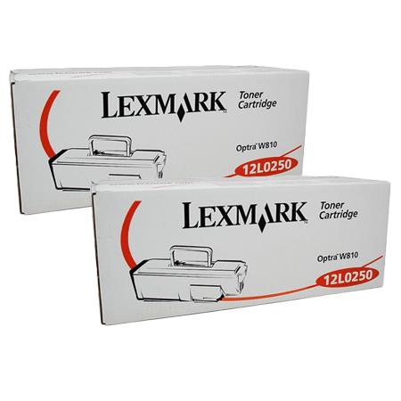 Original Multipack Lexmark 810 Printer Toner Cartridges (2 Pack) -12L0250