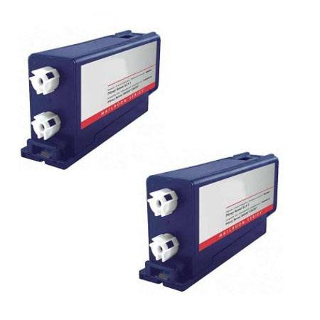 Compatible Twin Pack Pitney Bowes 620-1SB Blue Ink Cartridges (2 Pack)