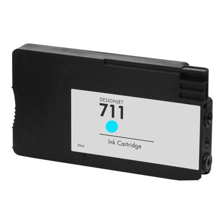 Compatible Cyan HP 711 Standard Capacity Ink Cartridge (Replaces HP CZ130A)