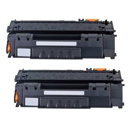 Compatible Multipack HP LaserJet P2015d Printer Toner Cartridges (2 Pack) -Q7553A