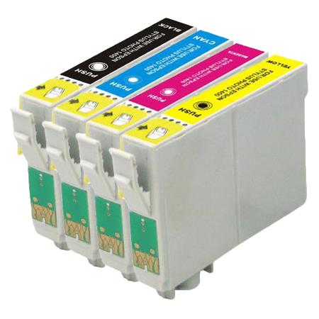 Epson T1285 Multi Pack (Cyan-Magenta-Yellow-Black) Compatible Ink Cartridge