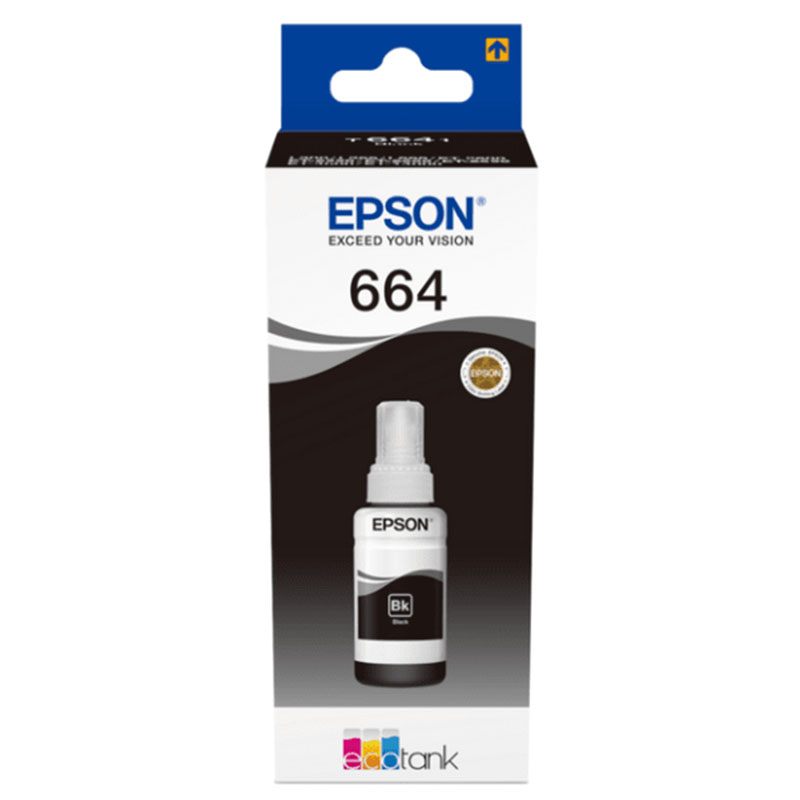 Epson T6641 Black Original Ink Cartridge - Printerinks.com