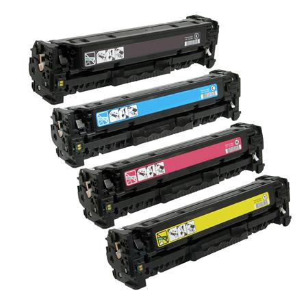 Compatible Multipack HP LaserJet Pro 300 Color MFP M375nw Printer Toner Cartridges (4 Pack) -CE410X