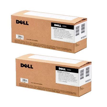 Original Multipack Dell 3330dn Printer Toner Cartridges (2 Pack) -593-10838