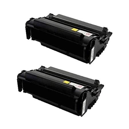 Compatible Twin Pack Lexmark 12A7415 Black Toner Cartridges (2 Pack)