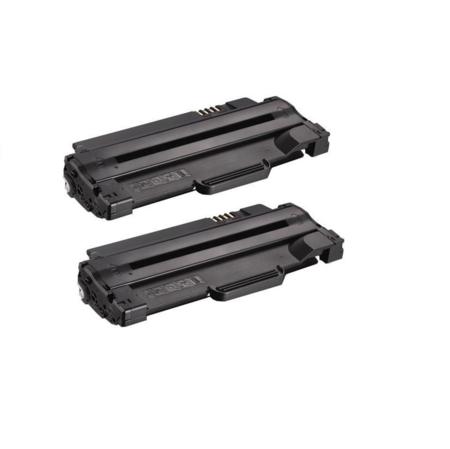 Compatible Multipack Dell 1133 Printer Toner Cartridges (2 Pack) -593-10961