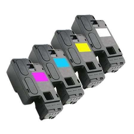 Compatible Multipack Dell E525w Printer Toner Cartridges (4 Pack) -593-BBLN