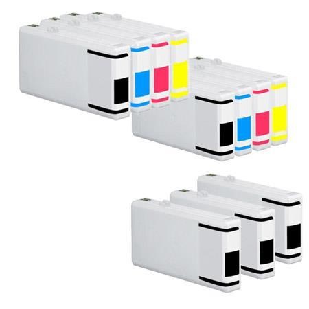 Compatible Multipack Epson WorkForce Pro WP-4525DNF Printer Ink Cartridges (11 Pack) -C13T70114010