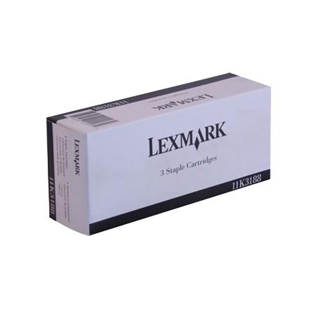 Lexmark 11K3188 Original Staple Cartridge (3 Packs Of 3000 Staples each)