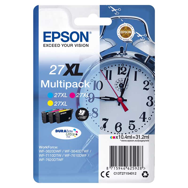 Epson 27XL (T2715) Original High Capacity Ink Cartridges Multipack