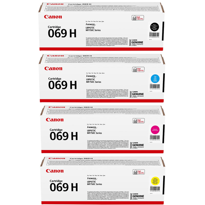 Canon i-SENSYS MF754Cdw Printer Toner Cartridges (4 Pack) -5098C002 Multipack Original