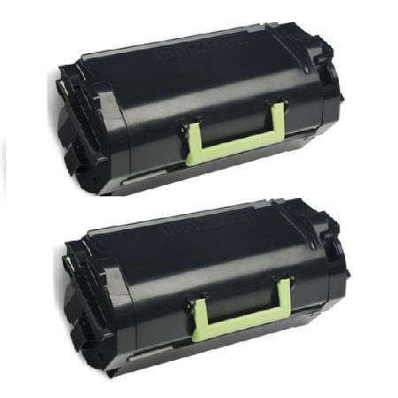 Compatible Multipack Lexmark MX711dhe Printer Toner Cartridges (2 Pack) -62D2H00