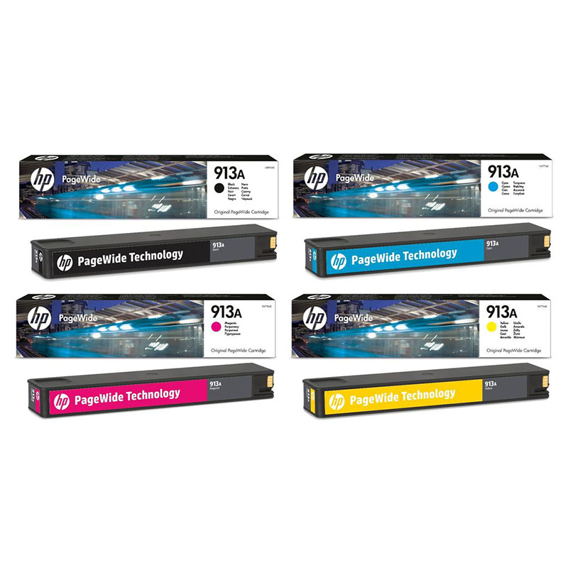 HP PageWide Pro 452dw Printer Ink Cartridges (4 Pack) -L0R95AE Multipack Original