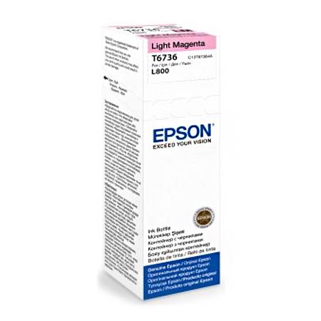 Epson T6736 (T67364A) Light Magenta Original Ink Bottle