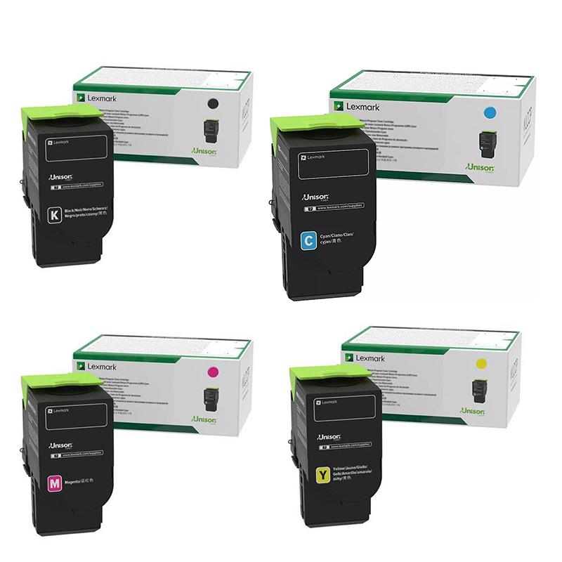 Lexmark 24B7549-52 Full Set Original Toners (4 Pack)