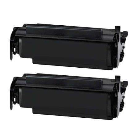 Compatible Twin Pack Lexmark 12A4715 Black High Capacity Toner Cartridges (2 Pack)