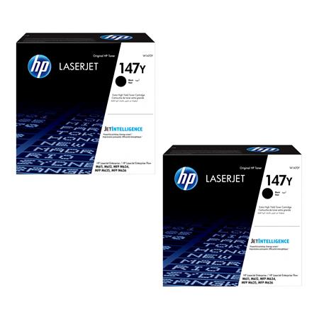 HP 147Y Black Original Extra High Capacity Toners Twin Pack (2 Pack)