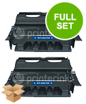 Compatible Multipack Lexmark Optra T610 Printer Toner Cartridges (2 Pack) -12A5740