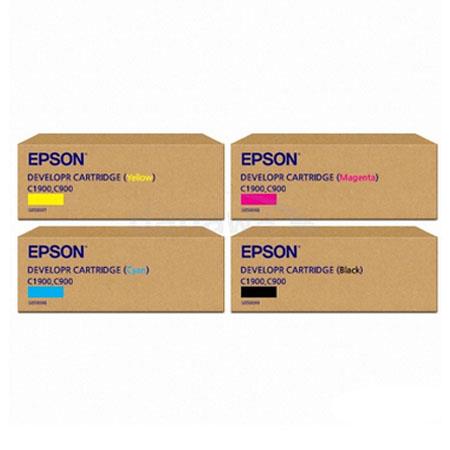 Original Multipack Epson Aculaser C900 Printer Toner Cartridges (4 Pack) -C13S050100