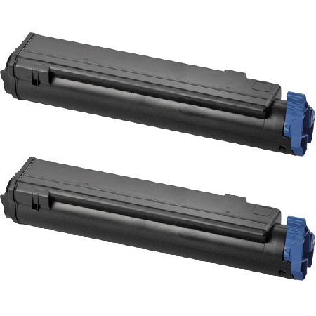 Compatible Multipack OKI B410D Printer Toner Cartridges (2 Pack) -43979102