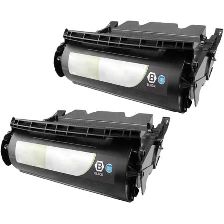 Compatible Twin Pack Lexmark 12A5840 Black Toner Cartridges (2 Pack)