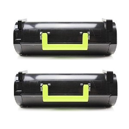 Compatible Twin Pack Lexmark 602X Black Toner Cartridges (2 Pack)