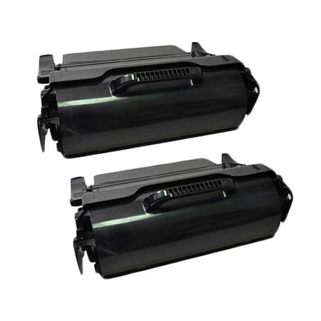 Compatible Twin Pack Lexmark T650A21E Black Toner Cartridges (2 Pack)