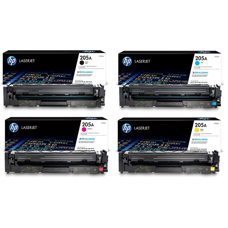 Original Multipack HP Colour LaserJet Pro MFP M180nw Printer Toner Cartridges (4 Pack) -CF530A