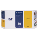 HP 80 Yellow Standard Capacity Original Ink Cartridge (175ml)