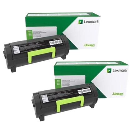 Lexmark 51B2X00 Black Original Extra High Capacity Toners Twin Pack (2 Pack)