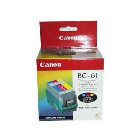 Canon BC-61 Colour PrintHead With Colour Original Ink Tank