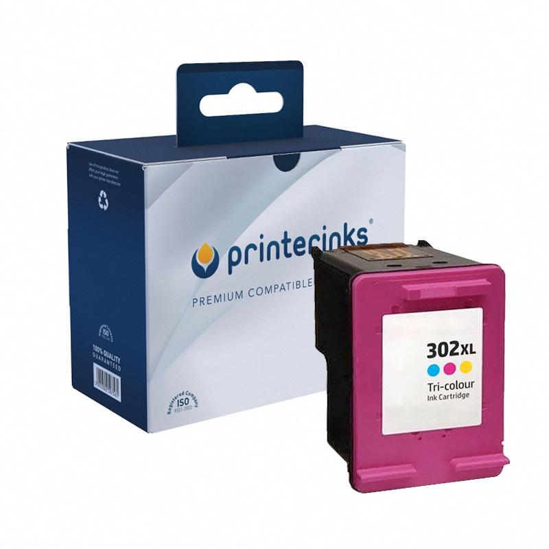 Compatible Tri-Colour HP 302XL High Capacity Ink Cartridge (Replaces HP F6U67AE)