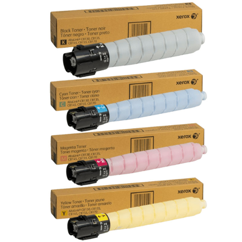 Xerox AltaLink C8145 Printer Toner Cartridges (4 Pack) -006R01746 Multipack Original