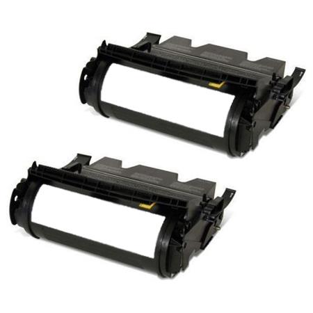 Compatible Twin Pack Lexmark 12A7460 Black Toner Cartridges (2 Pack)