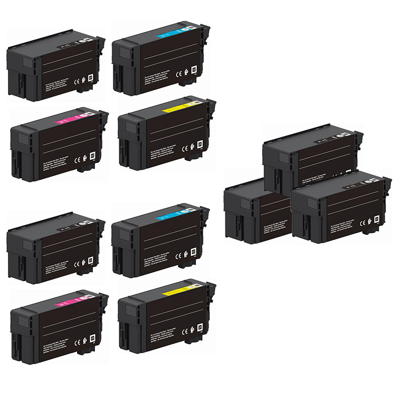 5 x (T40D1) Black and 2 x Colour Set (T40D2/D4) Compatible Ink Cartridges