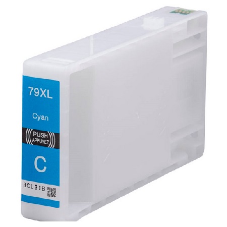 Compatible Cyan Epson 79XL High Capacity Ink Cartridge (Replaces Epson 79XL Tower of Pisa)