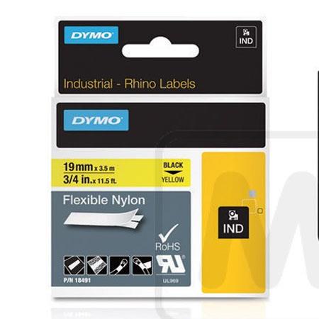 Dymo 18491 (S0718090) Original Label Tape (19mm X 3.5m) Black On Yellow